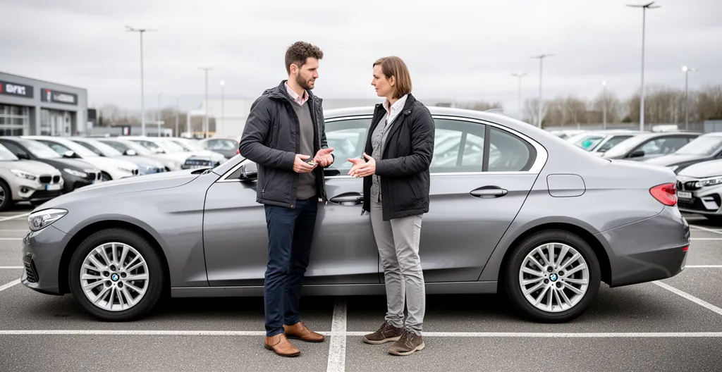 Inspection de véhicule lors d'une restitution LLD entre professionnel et expert
